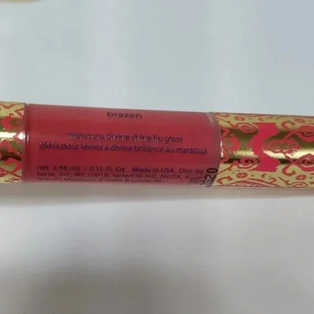 Tarte Maracuja Divine Shine Lip Gloss Full Size New -Brazen-